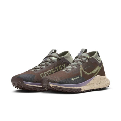 Nike Lightweight Cushioning Strong Grip Men's Outdoor Trail Running Shoes New Comfortable Soft Sole Support Daily Walking Light Running Shoes Pegasus Trail 4 Earth Tone Trendy Casual Sports Shoes Popular Item Hf5707-201