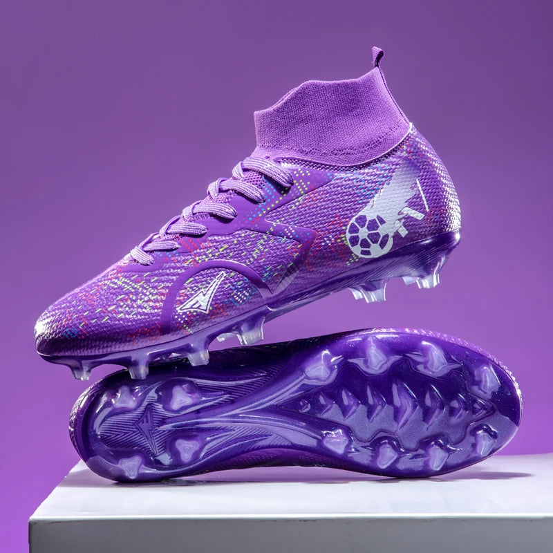 Nieuwe voetbalschoenen voor heren, ademende trainingsschoenen met noppen voor gras, lange spikes voor wedstrijden, indoor sneakers, ultralicht, dropshipping