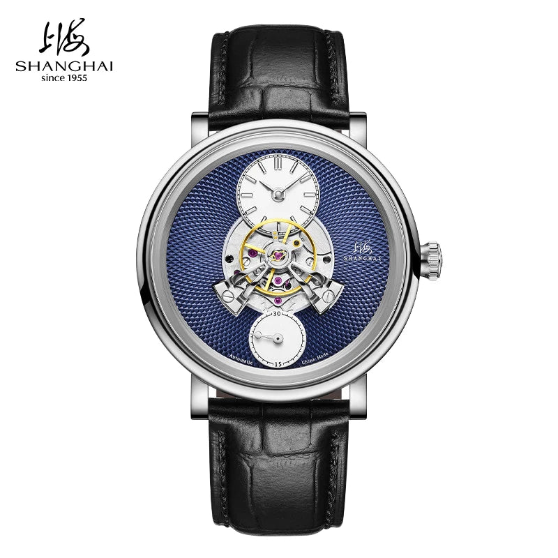 Shanghai Watch THE BUND Collection Men's Mechanical Watches Sky Dome Central Rotor Automatic Watch 43mm Case Sapphire Glass 820