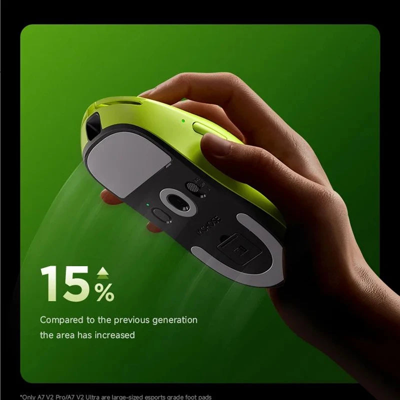 MCHOSE A7 V2 Ultra/Pro Lightweight Wireless Gaming Mouse Dual 8000Hz PAW3950 TI 42000DPI Mice For PC E-sports Gamer