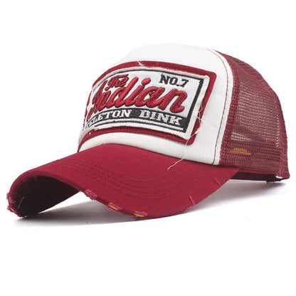 Casquette de baseball brodée avec lettrage, pour hommes et femmes, en maille respirante pour l'été, casquette snapback unisexe, style hip-hop, trucker, « Bone Gorras »
