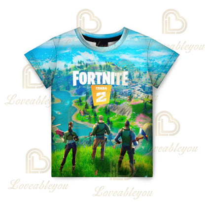 Fortnite Hoodie 3D Printed Plus Size Hooded Sweatshirt T-shirt Kids Fashion Streetwear Hoodie Casual Jacket