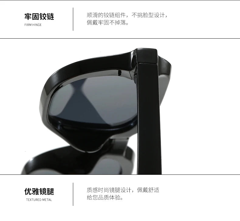 2pcs Fashion Small Square Women Luxury Brand Sunglasses Retro Designer Men Trending Multi Color Sun Glasses Shades UV400