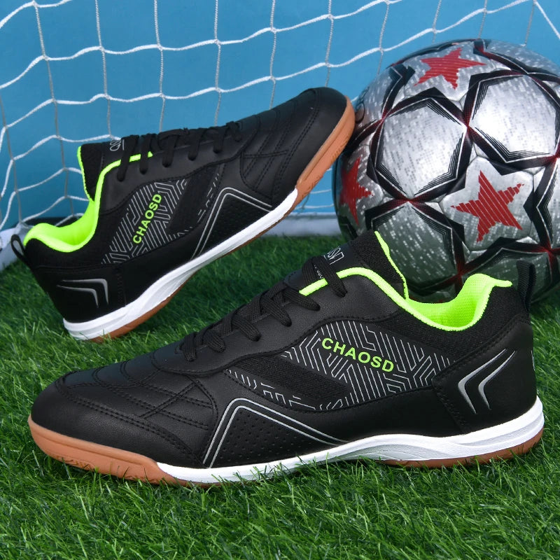 Professionelle fodboldstøvler til mænd, skridsikre futsal-træningssko, slidstærke, ultralette sneakers til udendørs og indendørs brug, unisex