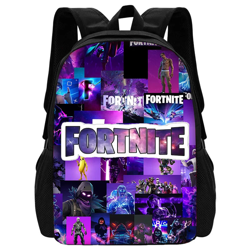 Mochilas Escolares FortniteS Hot Game para Crianças, Rapazes e Raparigas, Presente de Aniversário para Estudantes, Unissexo, Duráveis, para Escola e Campismo