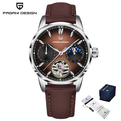 Pagani Design 2025 New 41MM Luxury Automatic Mechanical Men's Watch Stainless Steel 100m Waterproof Pilot Watch reloj hombre