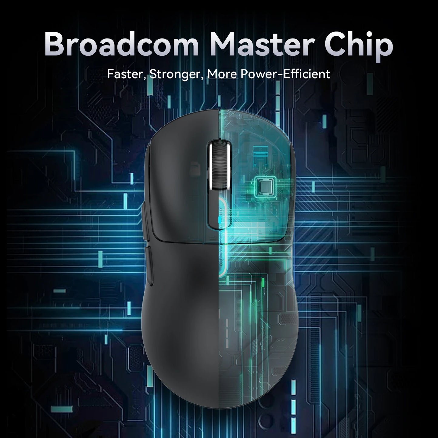ATTACK SHARK X3/X3PRO 4K/8K Wireless Gaming Mouse, 26K DPI, Tri-Mode (Wired/2.4GHz/BT5.2), Lightweight, PAW3395 Sensor For Gamer