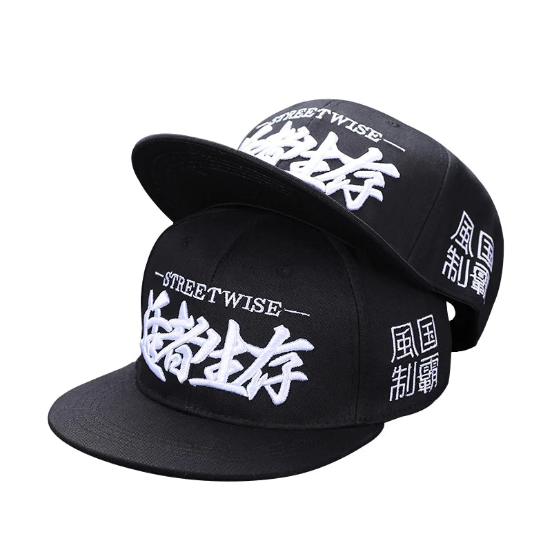 Gorra de béisbol unisex con alfabeto, estilo urbano de verano, bordada, con botón trasero, para exteriores, hip hop, ajustable y casual para hombre y mujer