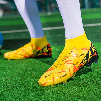 Brand Fashion Football Sneakers for Men and Women Professional Field Boots Big Size 46 Long Spikes Soccer Cleats Men's Football Boots