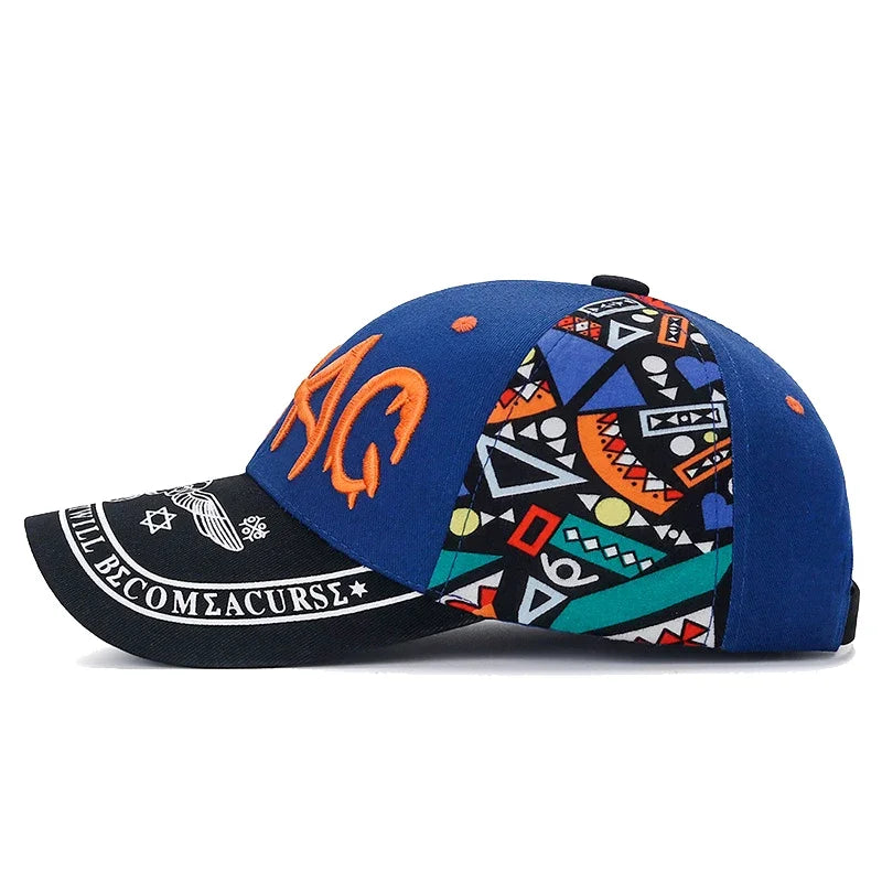 New Casual Fashion Letter Embroidery Printing Baseball Cap Outdoor Sunscreen Sunshade Hat