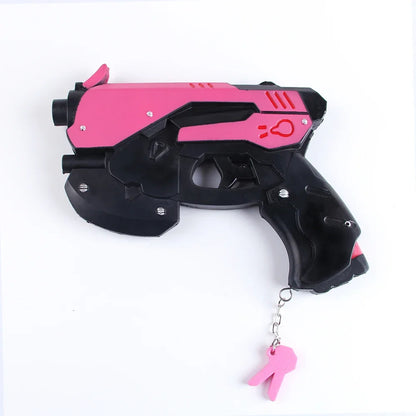 Pistola arma de D.Va Hana Song de Overwatch, accesorio cosplay tipo auricular, accesorio de cosplay y juguete para fiestas de Navidad y Halloween
