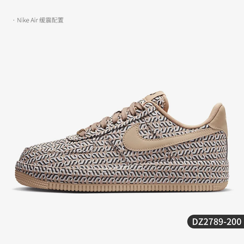 Originalūs Nike sportiniai vyriški ir moteriški kvėpuojantys suvarstomi laisvalaikio batai storu padu su raštu DZ2789-200