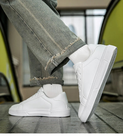 Sapatos de couro sintético para homem, ténis, sapatos casuais da moda, calçado de lazer para homem, ténis masculinos, calçado vulcanizado para homem, sapatos para casal, sapatos para mulher