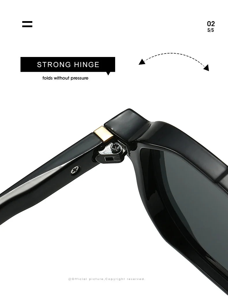 Frame-shaped arrow decorative sunglasses, suitable for both men and women for daily outings, perfect for sun protection.