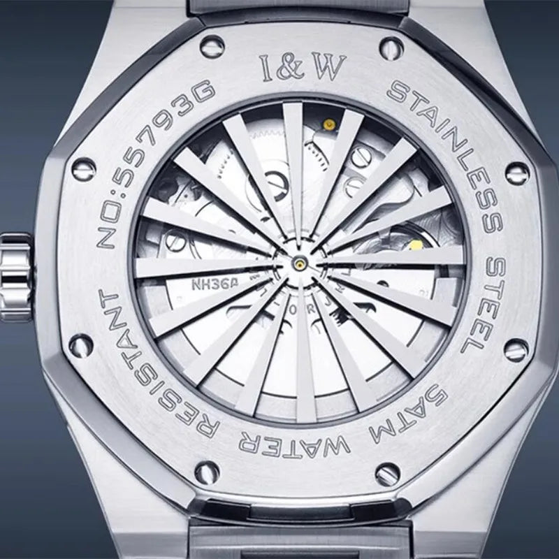 CARNIVAL Mens Mechanical Watch Brand Luxury Sapphire NH36 Movement Automatic Wrist Watches 50m Waterproof for Men Reloj Hombre