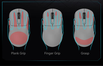 ATTACK SHARK X3 Wireless Gaming Mouse, Tri-Mode Bluetooth Gaming Mouse with PAW3395 Sensor, 26,000 DPI, 4K Polling Rate, RGB Gaming Mouse