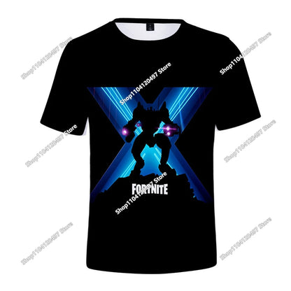 Fortnite T Shirt Men Shoot Game Battle Hero Tshirt Victory Royale Clothing Young Children T-shirts for Boys Girls of 2-14 Years