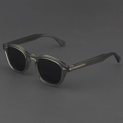 Polarized Sunglasses Men Women Johnny Depp Lemtosh Style Sun Glasses Retro Round Acetate Frame UV400 Lens Oculos
