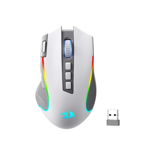 Herní myš Redragon M612 PRO RGB BT 2.4G, bezdrátová optická, 8000 DPI, 9 programovatelných tlačítek, 7 režimů podsvícení, B