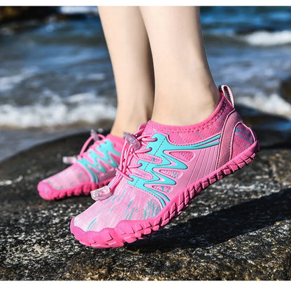Children Swimming Water Shoes Quick Dry Beach Aqua Shoe Boy Girl Barefoot Sports Wading Sneakers Kids Diving Fishing Surf Sandal