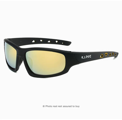 KAROS HD Polarized Anti-UV Sports Sunglasses Men Women Hiking Cycling Goggles with Complete Packaging Set YZ2029