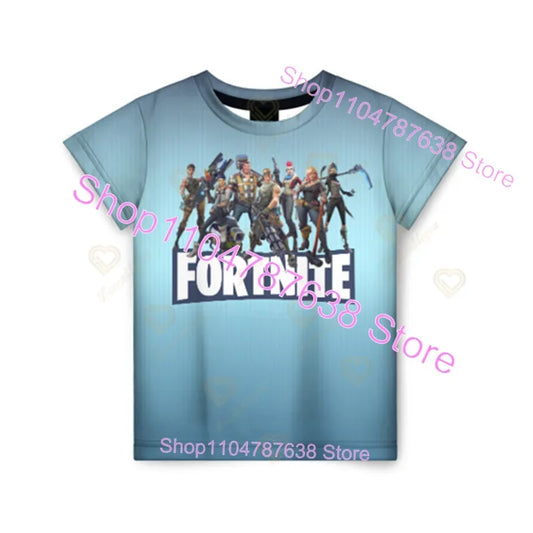 T-shirt Peely Fortnite girocollo estiva a maniche corte, top streetwear Battle Royale per abbigliamento casual
