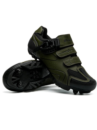 Primavera, Sapatos de Ciclismo MTB com Grampos para Homem, Sapatos Desportivos em Carbono, Velocidade, Corrida de Montanha, Sapatos de BTT