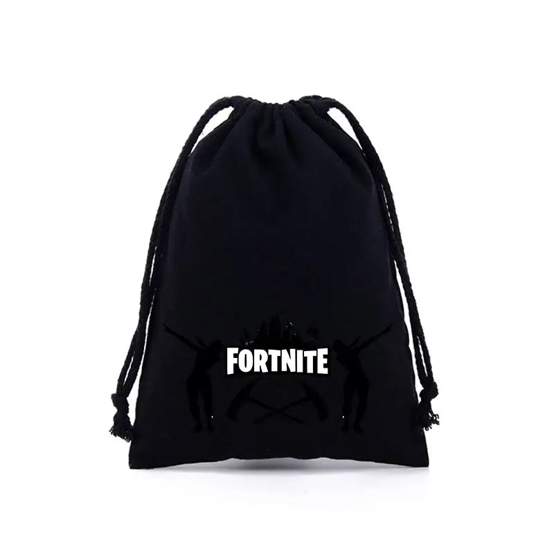 Fortnite Jungen Mädchen Kordelzugbeutel mit Cartoon- und Anime-Print, große Aufbewahrungstasche, Tragetasche, Handtasche, neues süßes Geburtstagsgeschenk