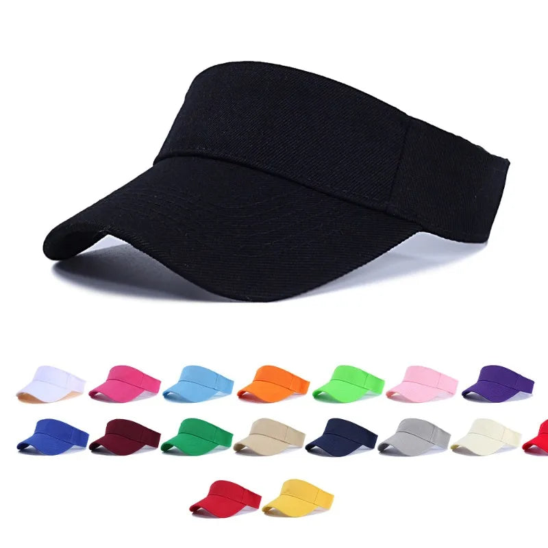 1pc Structured Brim Quick-Dry Sun Visor Hat for Women,Lightweight Sun Protection Sports Visor for Running Golf Tennis Pickleball