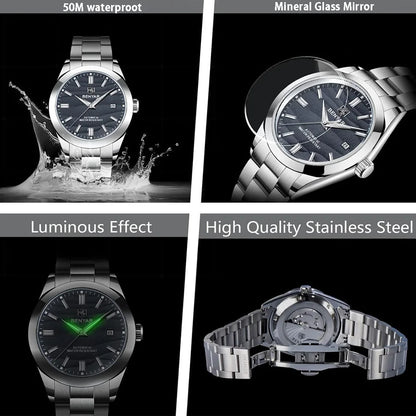 BENYAR Top Sand Series 40mm Hot Selling Mechanical Watch 316L Stainless Steel Simple 5 Bar Waterproof Automatic Men's Watch