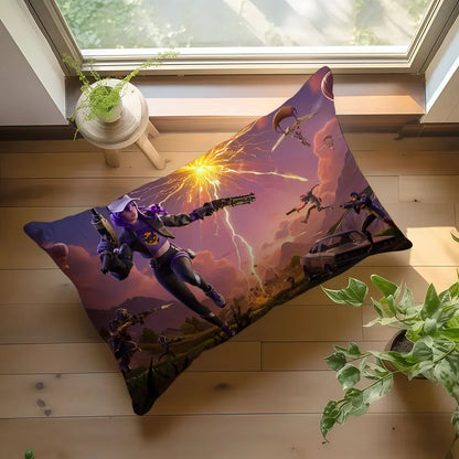 Battle royale game F-Fortnite c cushion cover Hit product Sofa living Room Office Rectangle Pillow Home Coffee Shop Bedding