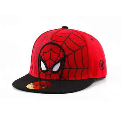 Anime-tegneserie Spiderman-hatte til børn, småbørn og babyer – baseballkasketter til forår og sommer – justerbare snapback-kasketter i hiphop-stil til børn