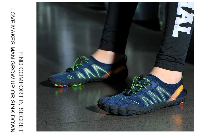 Pánské aqua boty do vody a na plavání, dámské tenisky, dětské barefoot boty pro chlapce, plážové sandály, rychleschnoucí obuv k řece, moři, potápění a do posilovny