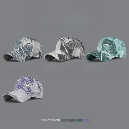 New Fashion Women Men Washed Cotton Baseball Cap Male Female Retro Four Seasons Outdoor Sports Snapback Cap Hat For Women Men