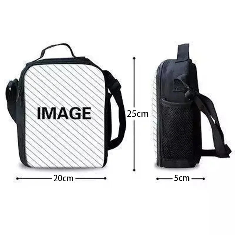 Classic Game Fortnite Child Insulated Large Capacity Bag for Boys & Girls Student Outdoor Picnic Reusable Thermal Cooler Lunch Box