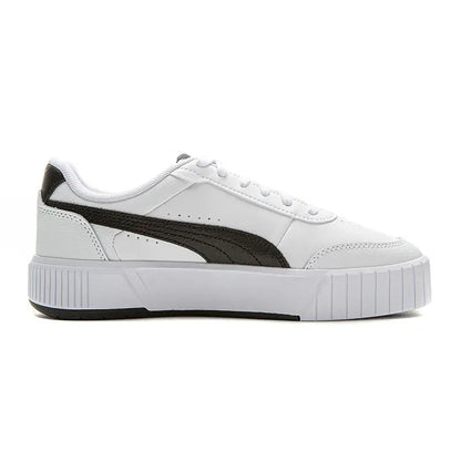 Baskets basses Puma Carina, confortables, souples et durables, blanches, 402637-02