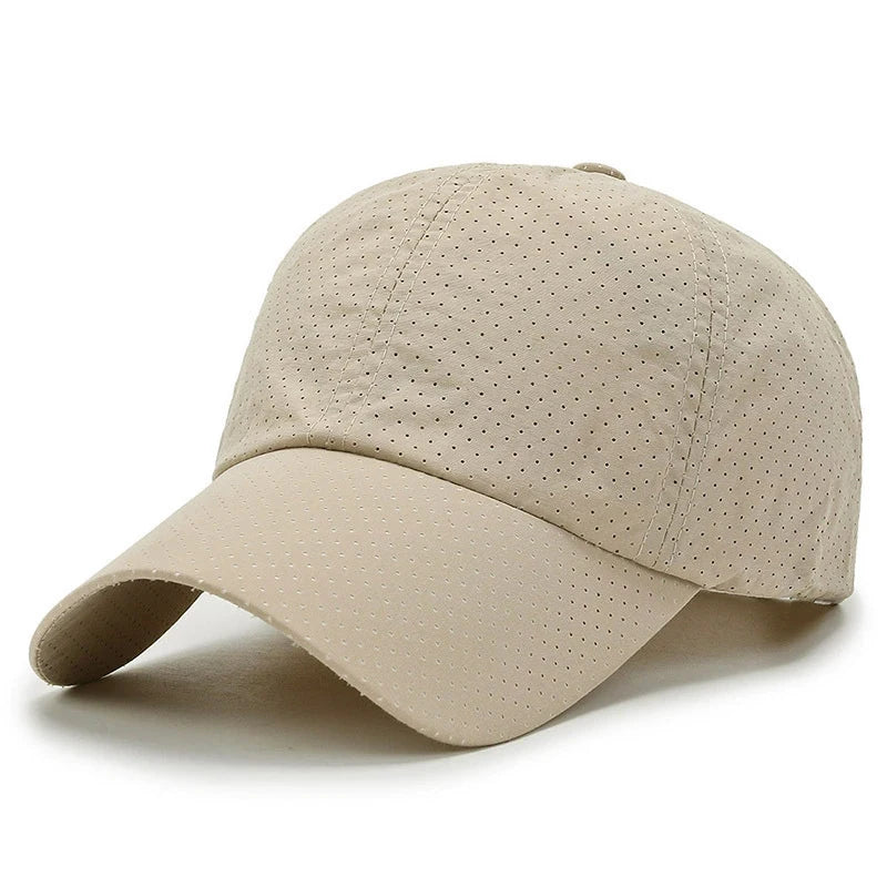 Mesh Quick Dry Cap Men Running Sports Baseball Cap Women Golf Tennis Cap Outdoor Jogging Breathable Sun Hat