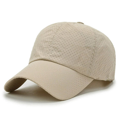 Mesh Quick Dry Cap Men Running Sports Baseball Cap Women Golf Tennis Cap Outdoor Jogging Breathable Sun Hat