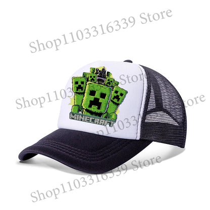 New Game Theme Hat Man Baseball Cap Male Sunshade Sunscreen Cap Minecrafted Fashion Hip Hop Caps Leisure Net Hats Birthday Gift