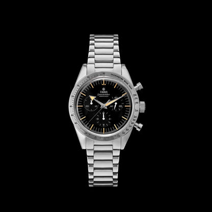 Thron T026 38mm  Watch Sapphire Crystal 316L Stainless Steel PT5000/Swiss Ronda Automatic Movement Vintage Style Men's Watch