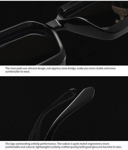 Millionaire Square Sunglasses For Men Retro Sunscreen Sunglasses Women Trendy And Fashionable Vintage Fashion Glasses Zonnebril
