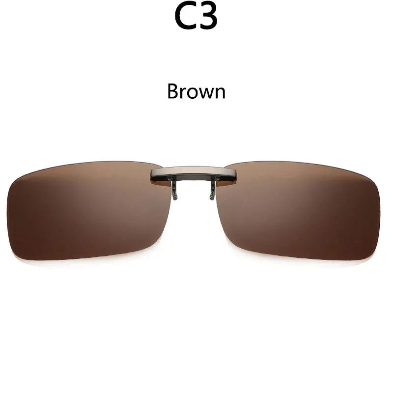 BOYSEEN Polarized Clip Sunglasses Driving Day Night Vision Lens Unisex Sport Fishing Myopia Glasses Men Women Travel Outdoor