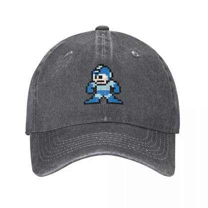 Megaman 8 bites baseball sapka, új, aranyos, vintage, luxus sapka férfiaknak és nőknek