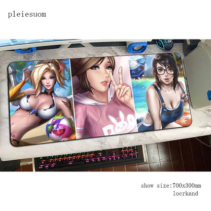 Overwatch mouse pad HD print gaming mousepad game 900x400x3mm mouse pad gamer computer desk cheapest mat notebook mousemat PC