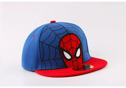 Anime-tegneserie Spiderman-hatte til børn, småbørn og babyer – baseballkasketter til forår og sommer – justerbare snapback-kasketter i hiphop-stil til børn