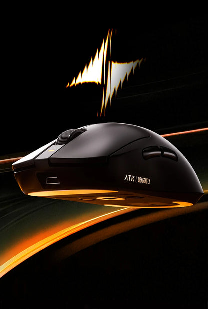 ATK Dragonfly A9 Ultra bežični gaming miš PAW3950 ultra lagan, tromodalni, ergonomski e-sports miš za igrače FPS igara A9 SE Plus