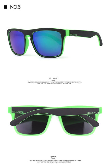 Outdoor Sport Square Myopia Lens Prescription Sunglasses Men Polarized Driving Anti-Glare Myopes Lunettes 0 -0.5 -0.75 To -6.0