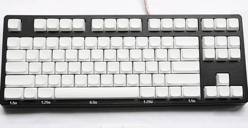 NPKC Blank XDA Keycaps Planck Preonic 61 75 87 108 Keyset Thick PBT Material for Cherry MX Mechanical Keyboard
