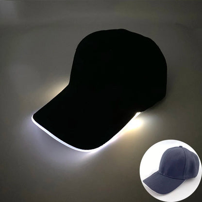 Modieuze lichtgevende baseballpet met LED-verlichting, hiphop-pet voor bar en club, fluorescerende hoed voor heren en dames, DJ-dansaccessoire en kostuumprop