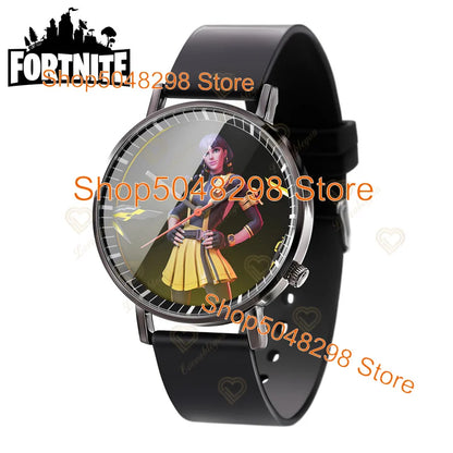 Fortnite Wristwatch for Men Women Watch Battle Game Print 2025 New Watches Quartz Wristwatch Female Children's Birthday Gifts